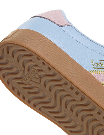 adidas VL Court 3.0 Shoes - Clear Sky/Clear Pink/Gold Metallicimages8- The Sports Edit