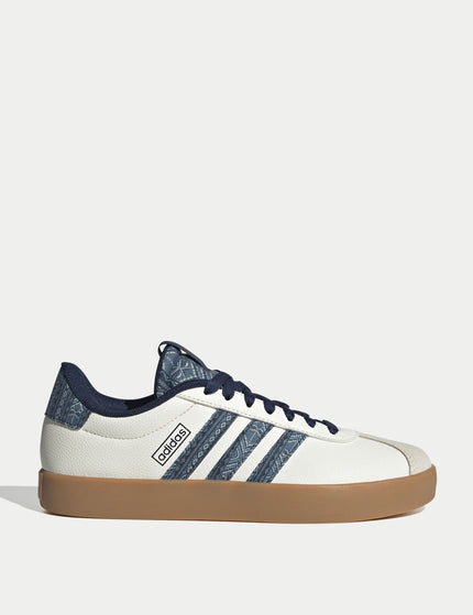 adidas VL Court 3.0 Shoes - Off White/Night Indigo/Gum10images1- The Sports Edit