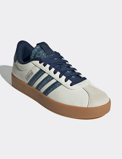 adidas VL Court 3.0 Shoes - Off White/Night Indigo/Gum10images2- The Sports Edit