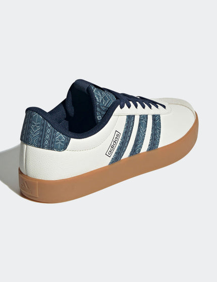 adidas VL Court 3.0 Shoes - Off White/Night Indigo/Gum10images3- The Sports Edit