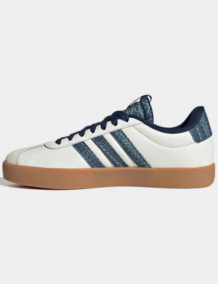 adidas VL Court 3.0 Shoes - Off White/Night Indigo/Gum10images4- The Sports Edit