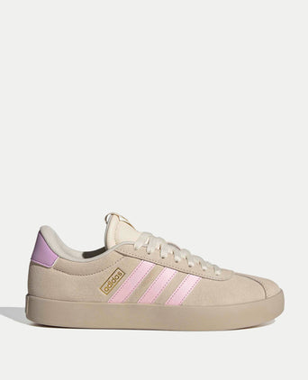 VL Court 3.0 Shoes - Wonder White/Clear Pink/Gold Metallic