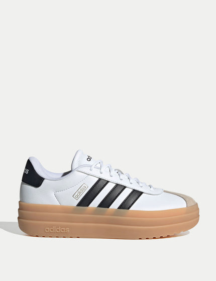 adidas VL Court Bold Shoes - Cloud White/Core Black/Wonder Beigeimages1- The Sports Edit