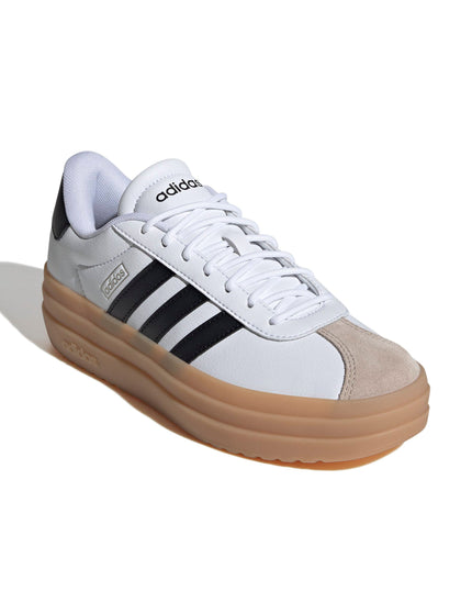 adidas VL Court Bold Shoes - Cloud White/Core Black/Wonder Beigeimages2- The Sports Edit