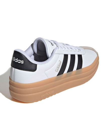 adidas VL Court Bold Shoes - Cloud White/Core Black/Wonder Beigeimages3- The Sports Edit