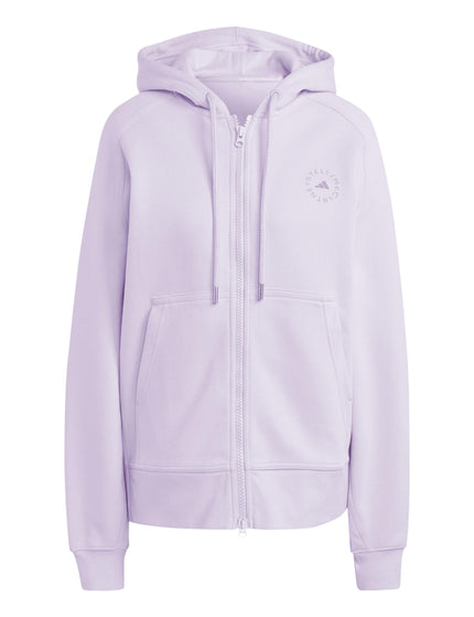 adidas X Stella McCartney Sportswear Full Zip Hoodie - Purple Glowimages7- The Sports Edit
