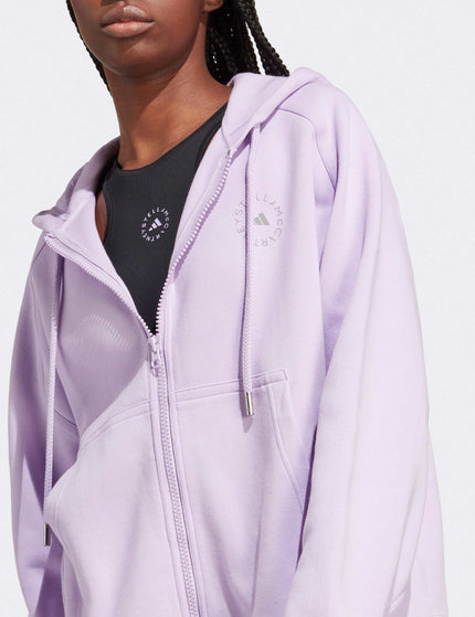 adidas X Stella McCartney Sportswear Full Zip Hoodie - Purple Glowimages3- The Sports Edit