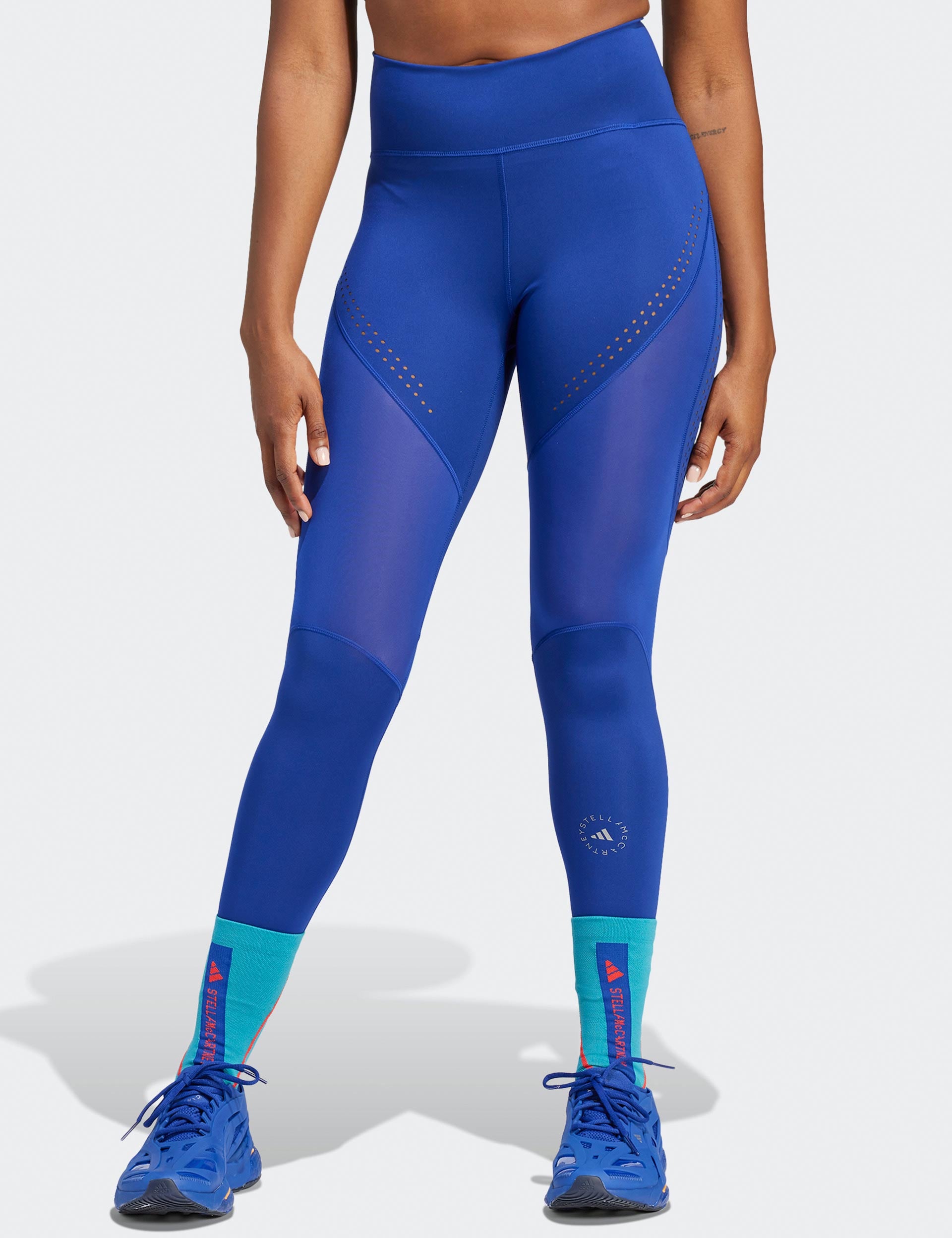 adidas Optime Stash Pocket High-Waisted 7/8 Leggings - Blue | Women's  Training | adidas US