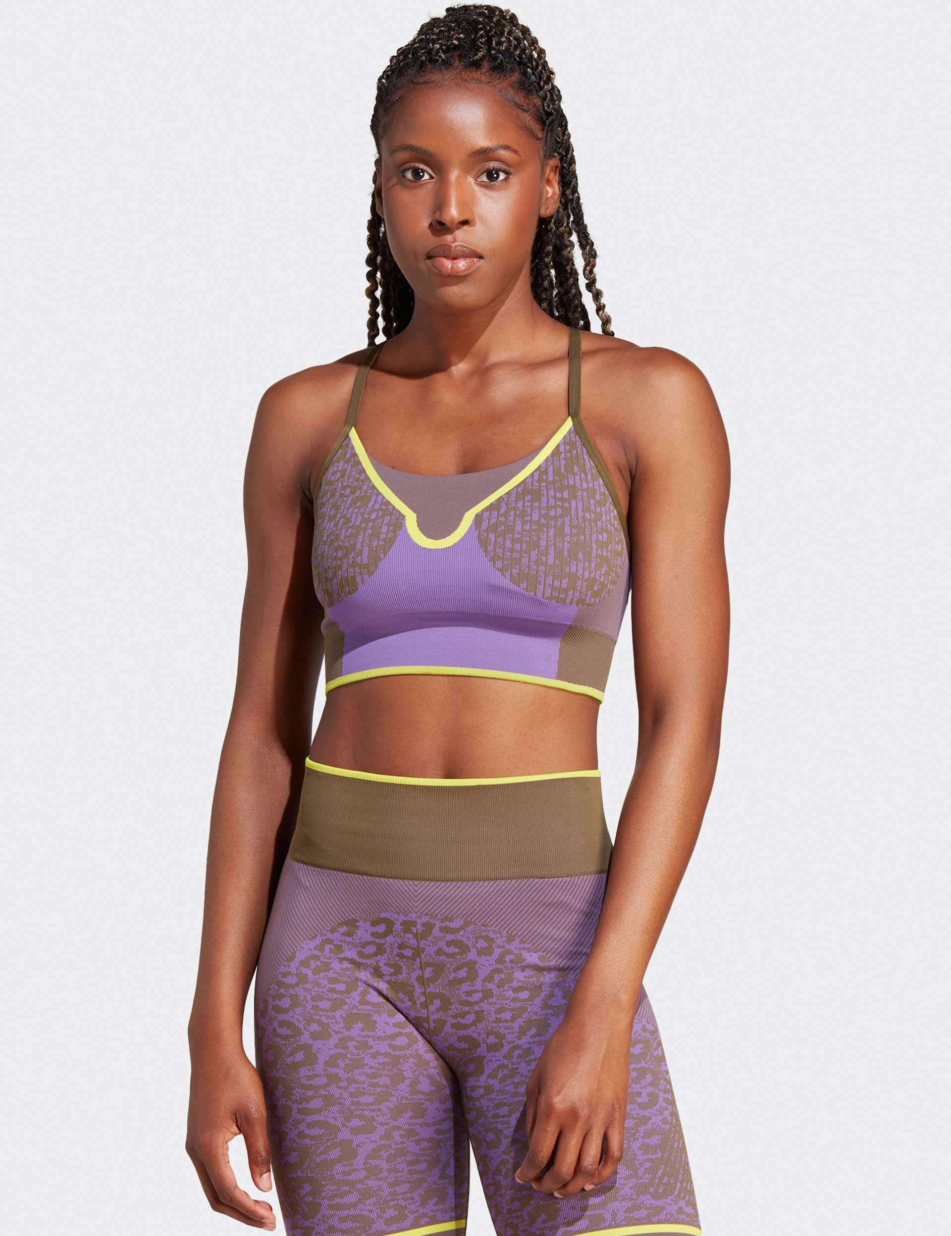adidas by Stella McCartney TrueStrength Yoga Knit Light Support Sports Bra