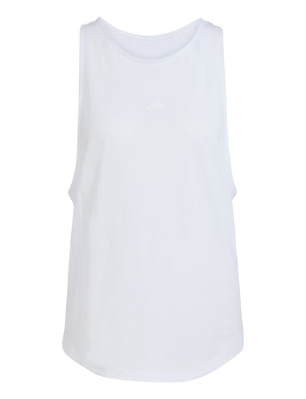 adidas Yoga Essentials Tank Top - Whiteimages5- The Sports Edit