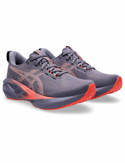 ASICS Novablast 5 Greyish Purple/Coral Reefimages2- The Sports Edit