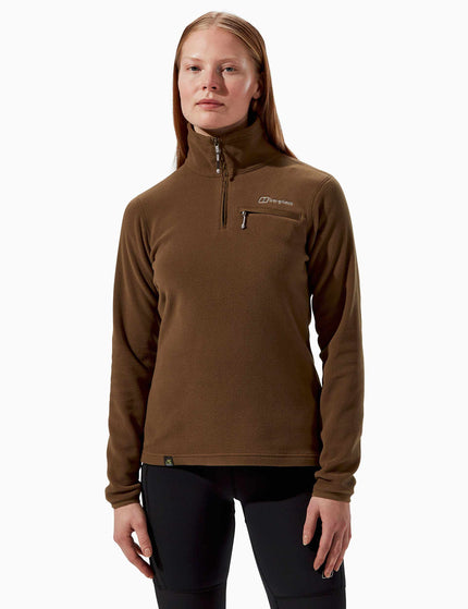 Berghaus Prism 2.0 Micro Half Zip Fleece - Bark Brownimages1- The Sports Edit