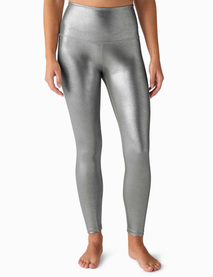 Beyond Yoga Caught In The Midi High Waisted Legging - Liquid Silverimages1- The Sports Edit