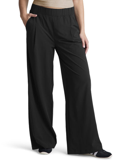 Beyond Yoga Easy Wide Leg Pant 31" - True Blackimages1- The Sports Edit