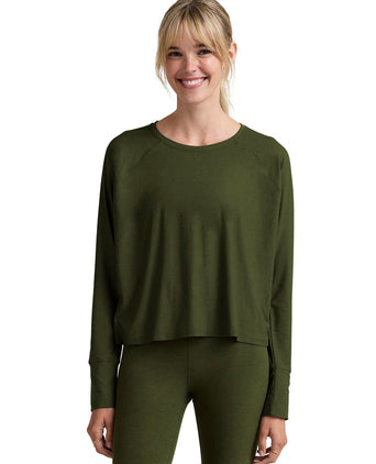 Featherweight Daydreamer Pullover - Army Green Heather