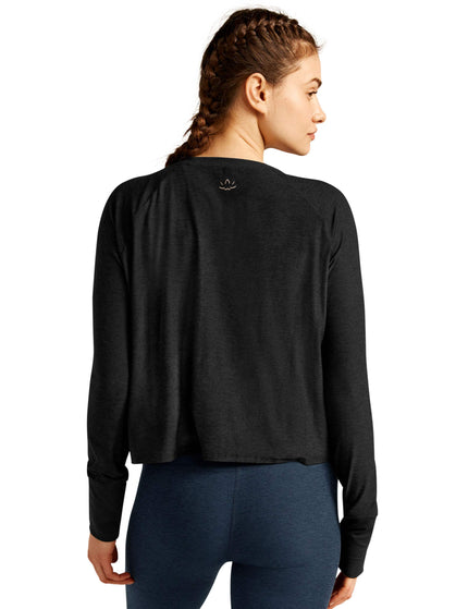 Beyond Yoga Featherweight Daydreamer Pullover - Darkest Nightimages2- The Sports Edit