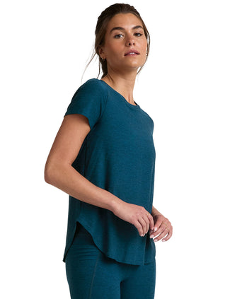 Featherweight On the Down Low Tee - Blue Gem Heather