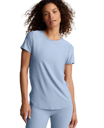 Featherweight On The Down Low Tee - Blue Zen Heather