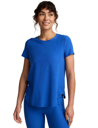 Featherweight On The Down Low Tee - Court Blue Heather
