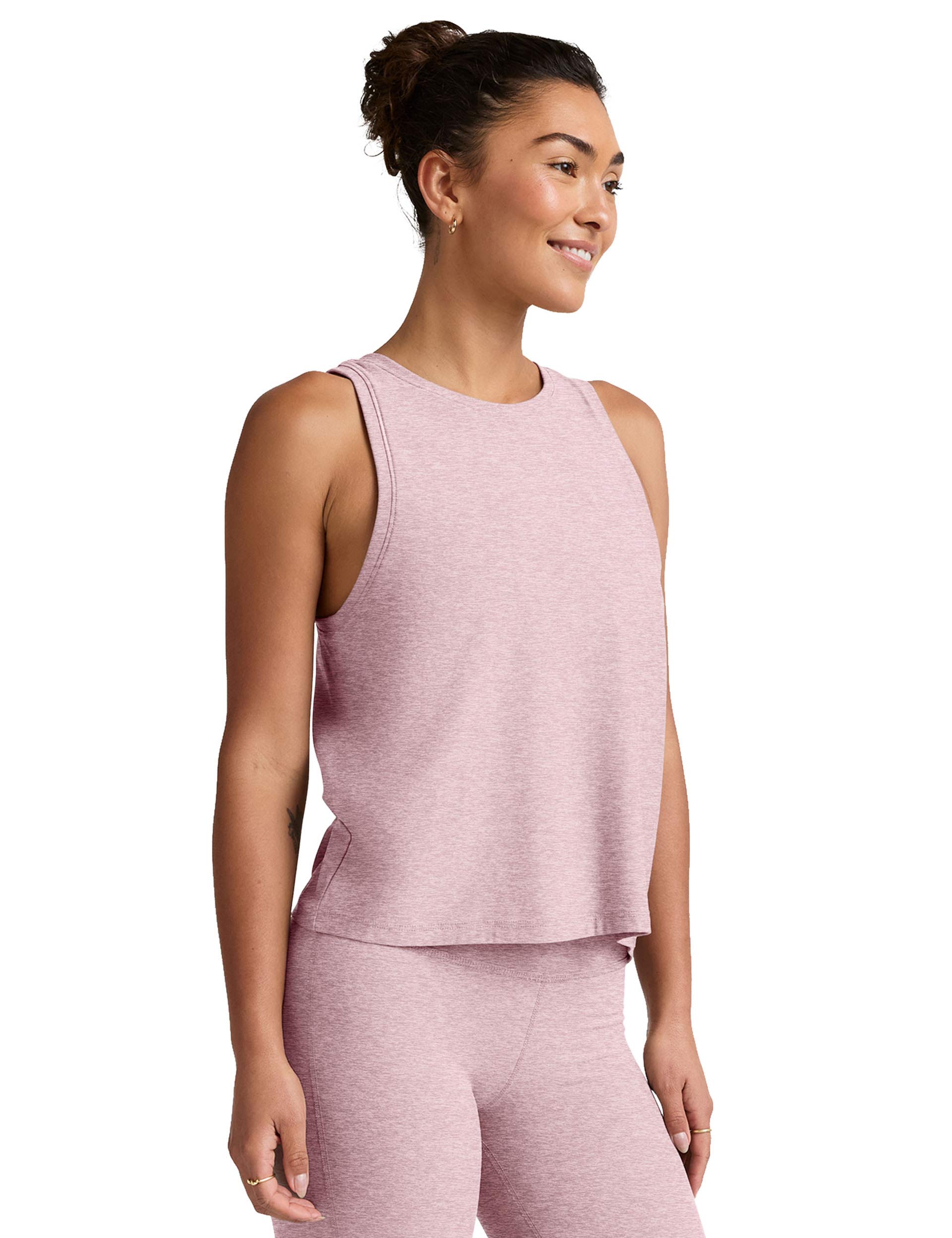 Beyond Yoga Womens FW REBALANCE TANK SKY BLUE HEATHER - Paragon Sports Beyond Yoga Womens FW REBALANCE TANK SKY BLUE HEATHER - Paragon Sports