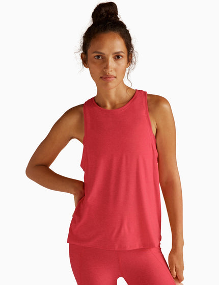 Beyond Yoga Featherweight Rebalance Tank - Coral Glow Heatherimages1- The Sports Edit