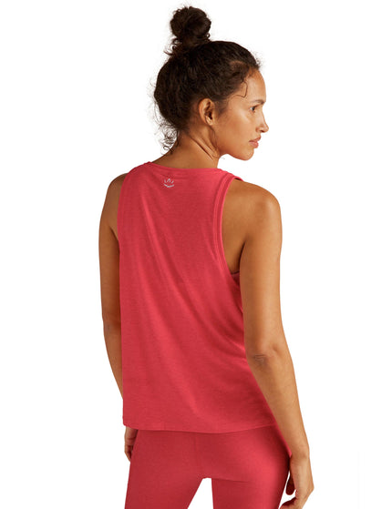 Beyond Yoga Featherweight Rebalance Tank - Coral Glow Heatherimages2- The Sports Edit