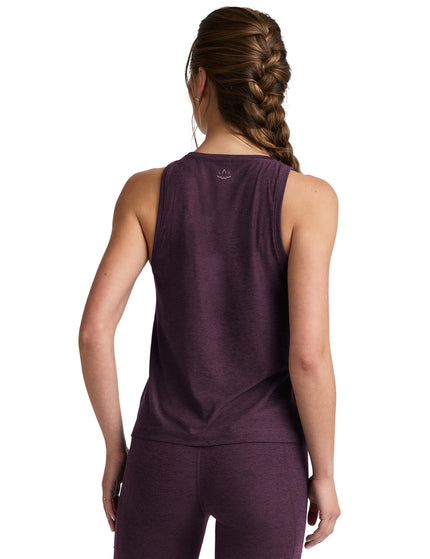 Beyond Yoga Featherweight Rebalance Tank - Eggplant Purple Heatherimages3- The Sports Edit