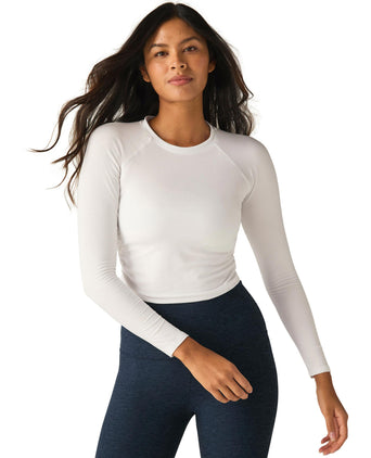 Featherweight Your Fit Long Sleeve Top - Cloud White