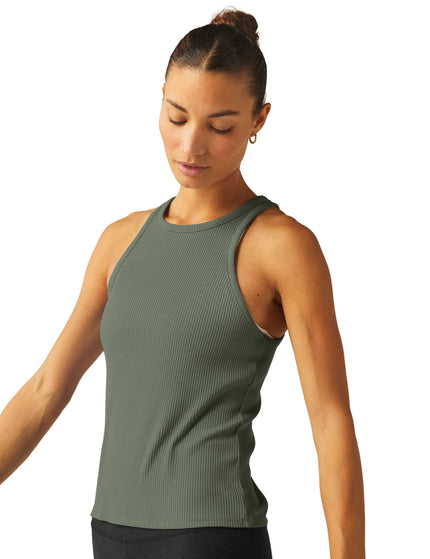 Beyond Yoga Formation Tank - Green Duskimages3- The Sports Edit