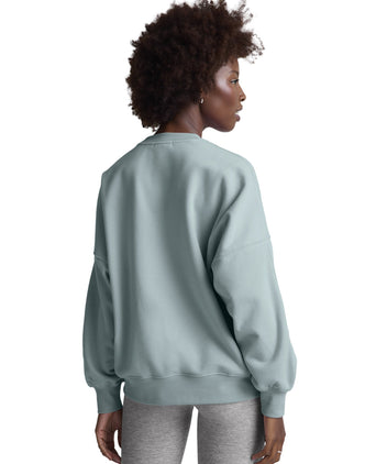 LuxeFleece Oversized Sweatshirt - Fog Grey
