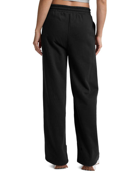 Beyond Yoga LuxeFleece Pintuck Wide Leg Pant - Blackimages3- The Sports Edit