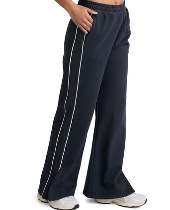 LuxeFleece Piper Wide Leg Pant - Nocturnal Navy