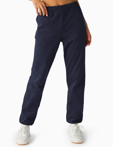 Beyond Yoga On The Go Jogger After Dark Navy The Sports Edit