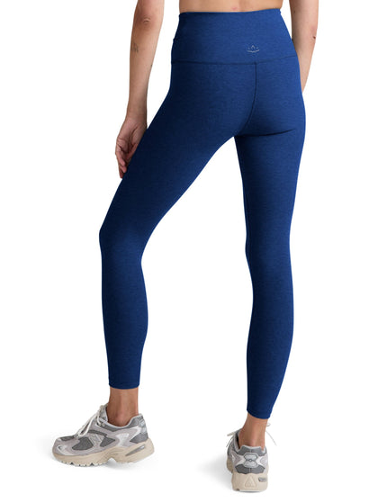 Beyond Yoga Spacedye At Your Leisure High Waisted Midi Legging - Marine Blue Heatherimages3- The Sports Edit