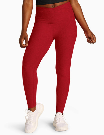 Beyond Yoga Spacedye At Your Leisure High Waisted Midi Legging - Ruby Red Heatherimages1- The Sports Edit