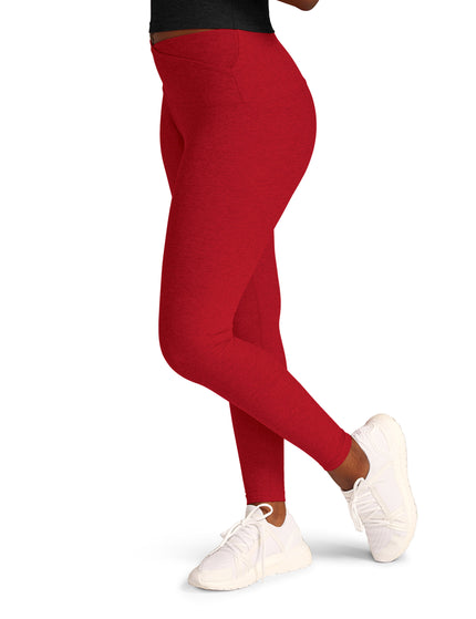 Beyond Yoga Spacedye At Your Leisure High Waisted Midi Legging - Ruby Red Heatherimages3- The Sports Edit