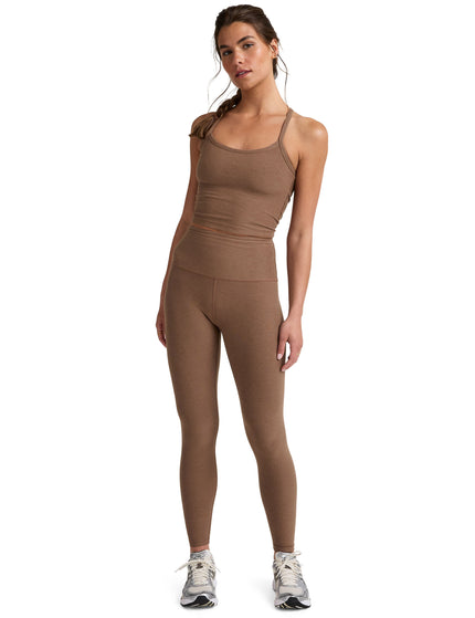 Beyond Yoga Spacedye Caught In The Midi High Waisted Leggings - True Chocolate Heatherimages4- The Sports Edit