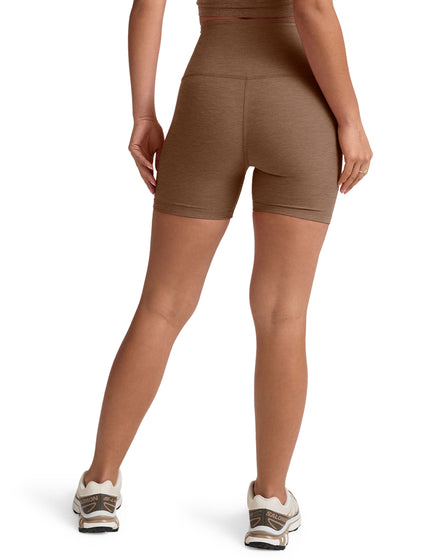 Beyond Yoga Spacedye Keep Pace 5" Biker Short - True Chocolate Heatherimages3- The Sports Edit