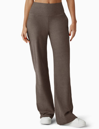 Spacedye Laid Back Wide Leg Pant - Soft Umber Heather