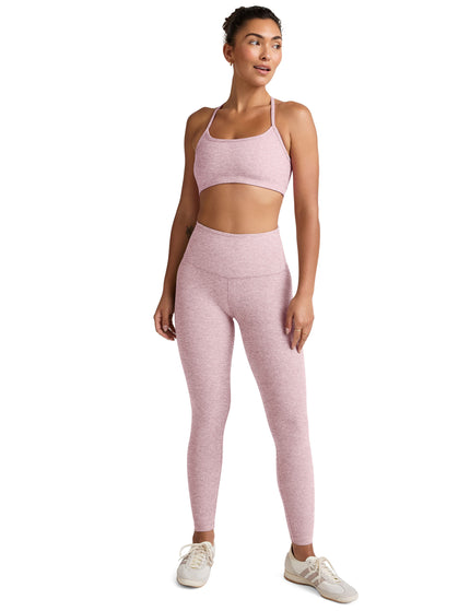 Beyond Yoga Spacedye Slim Racerback Bra - Blush Blooms Heatherimages4- The Sports Edit