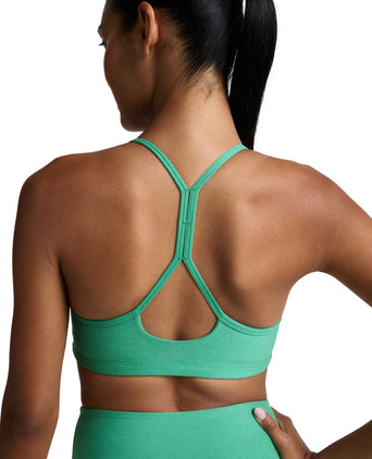 Spacedye Slim Racerback Bra - Bright Emerald Heather