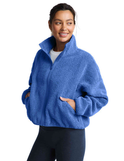 Beyond Yoga Unity Zip Jacket - Mineral Blueimages1- The Sports Edit