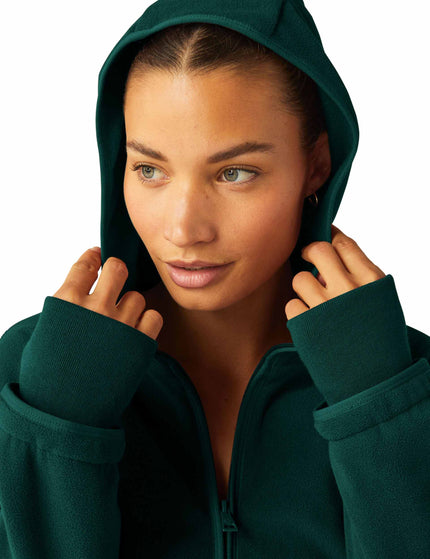 Beyond Yoga Urban Explorer Half Zip Pullover - Dark Spruce Greenimages4- The Sports Edit