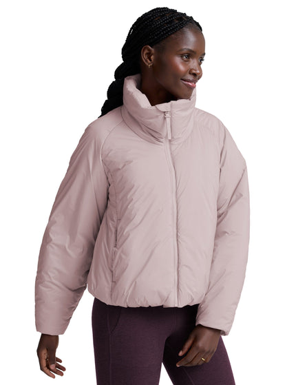 Beyond Yoga Warm Up Puffer Jacket - Pale Pinkimages2- The Sports Edit