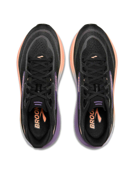 Brooks Ghost 18 - Black/Mulled Grape/Peachimages6- The Sports Edit