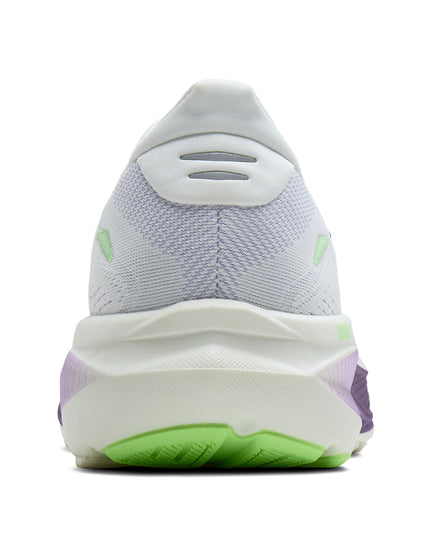 Brooks Ghost 18 - White/Purple Hebe/Greenimages4- The Sports Edit