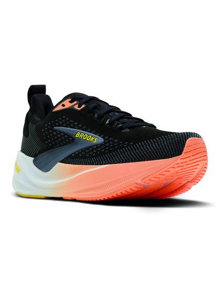 Brooks Ghost Max 4 - Black/Folkstone/Cyber Peachimages2- The Sports Edit