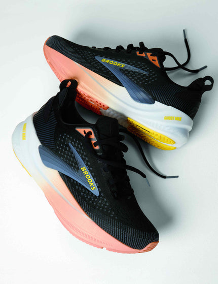 Brooks Ghost Max 4 - Black/Folkstone/Cyber Peachimages7- The Sports Edit