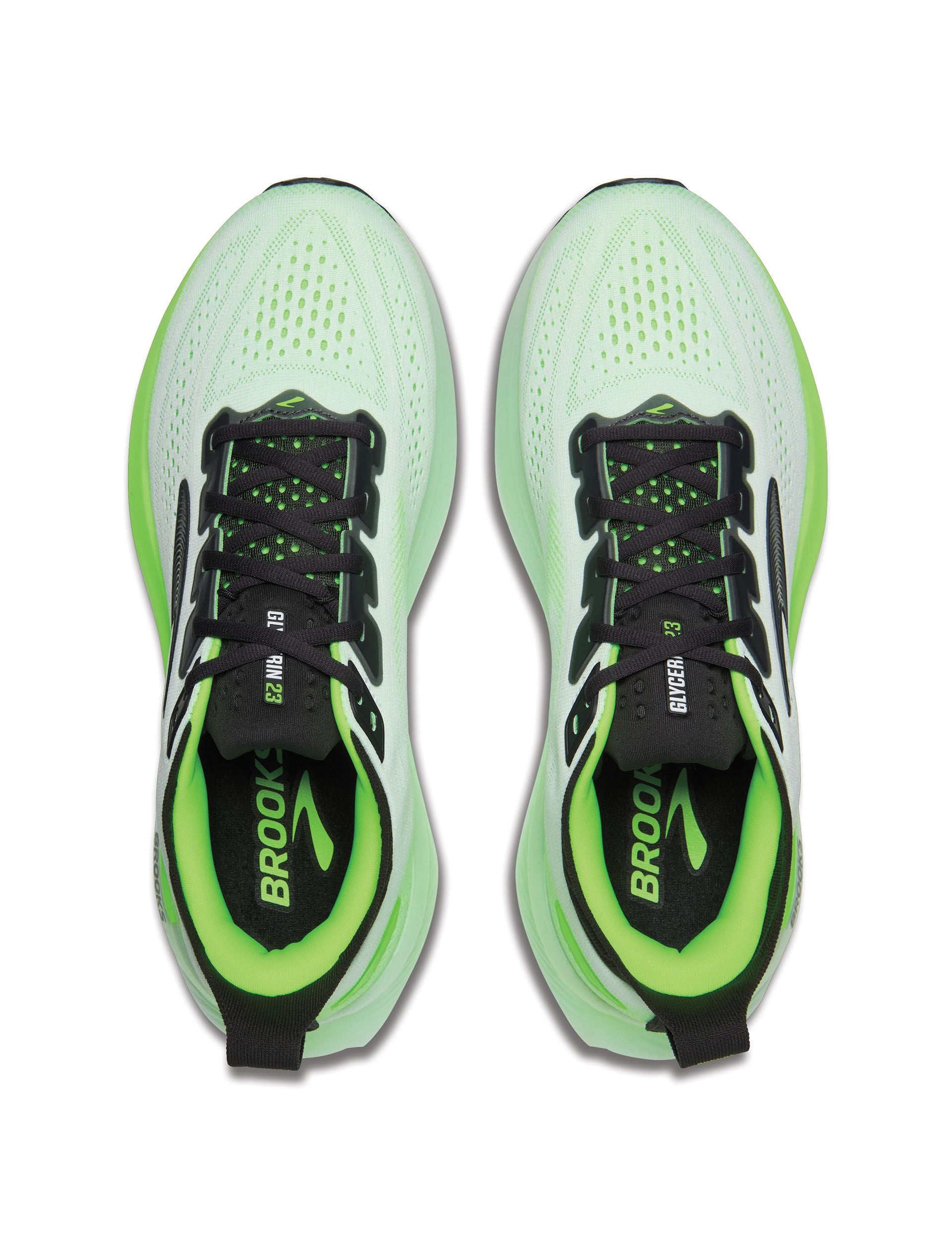 Brooks | Glycerin 23 - White/Phantom/Green Gecko | The Sports Edit