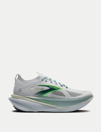 Brooks Hyperion Max 3 - White/Gray Mist/Greenimages1- The Sports Edit